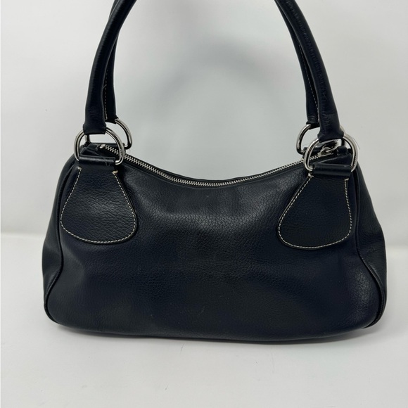 PRADA Vitello Daino Box Shoulder Bag Nero Black - Picture 4 of 11